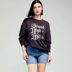 NWT XS WILDFOX GRAND HIGH WITCH SWEATSHIRT BLACK!!!